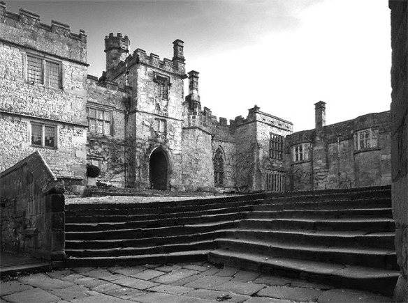 Haddon Hall from the courtyard by Chris Gilbert